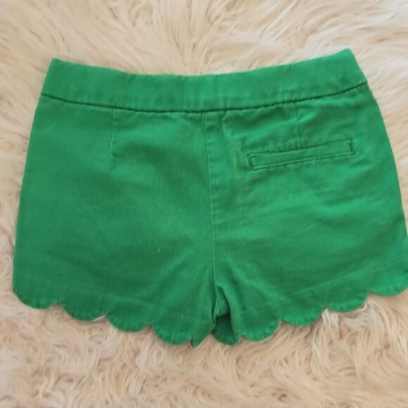 J. Crew Kids Green Scalloped Shorts - Picture 4 of 4